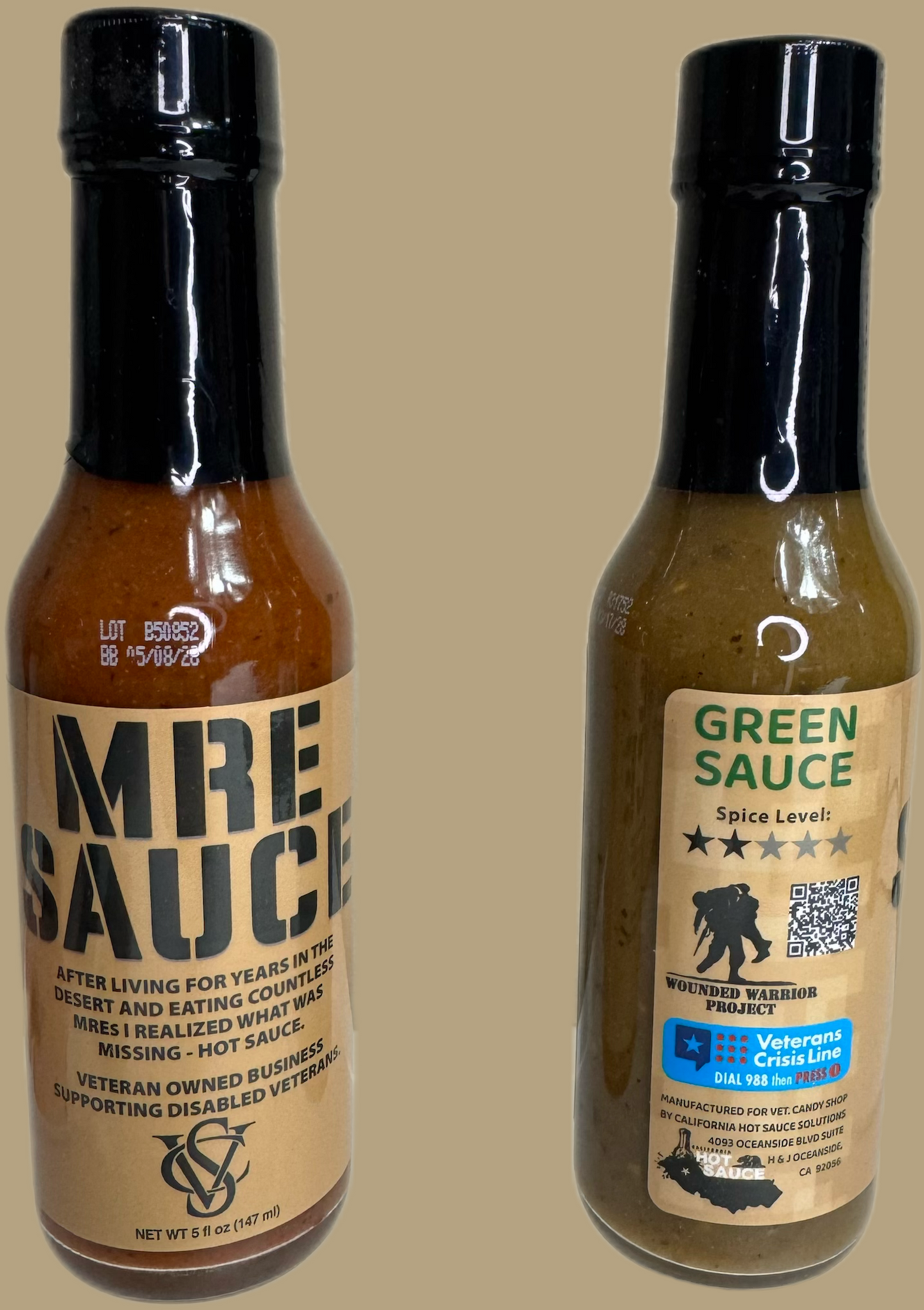 MRE Green & Red Hot Sauce Bundle