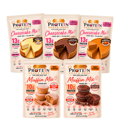 *High Protein, Gluten Free Cheesecake & Muffin Mix Variety Pack