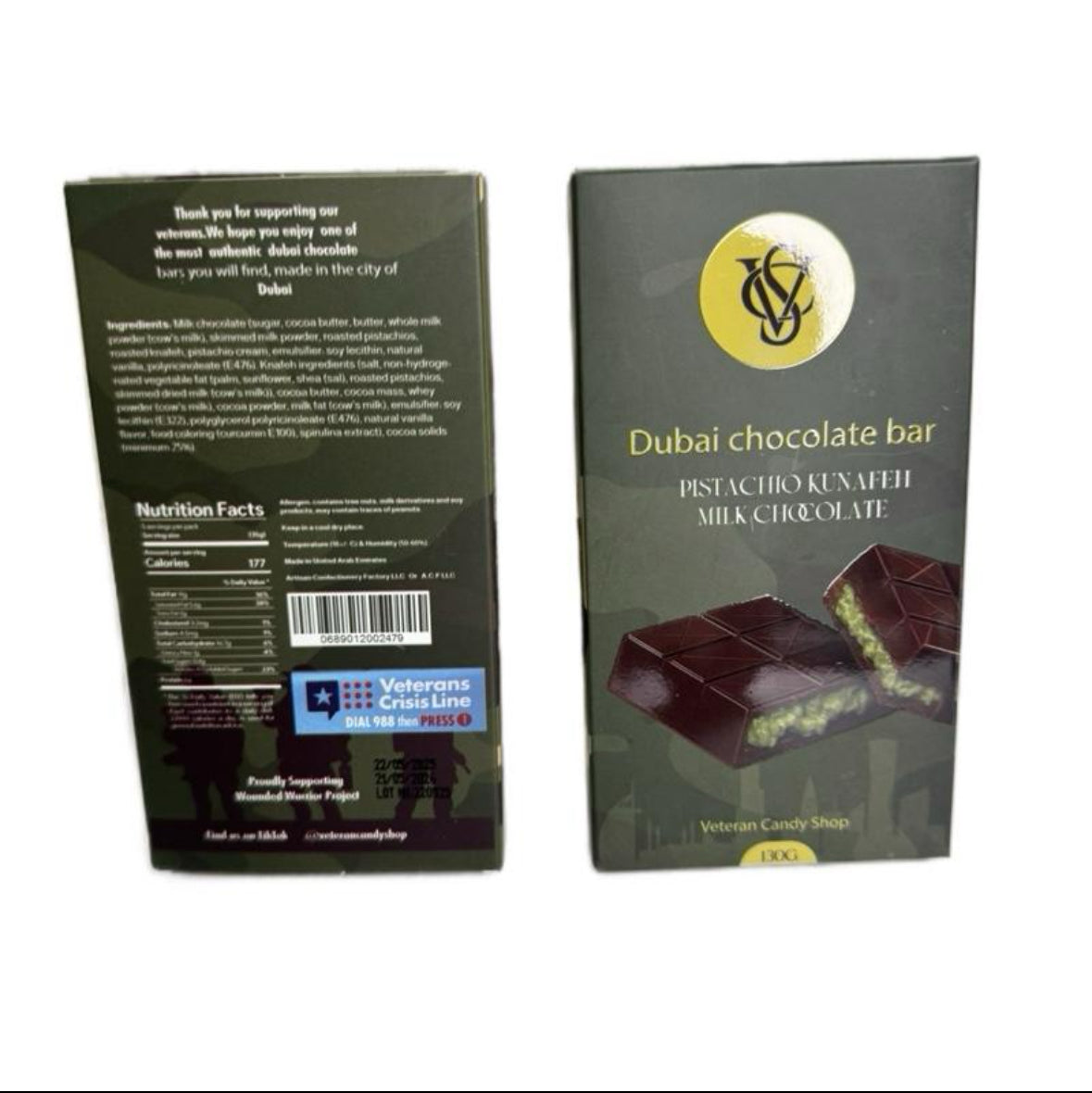 Authentic Dubai Chocolate Bar