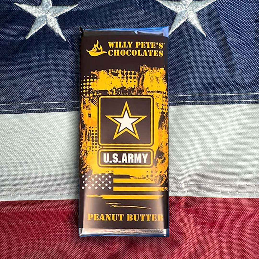 Willy Pete's Chocolates - Army Peanut butter