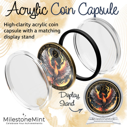 Phoenix Sobriety Affirmation Coin Gift Set
