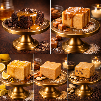 High-Protein, Honey-Sweetened, Gluten-Free Brownies & Blondies