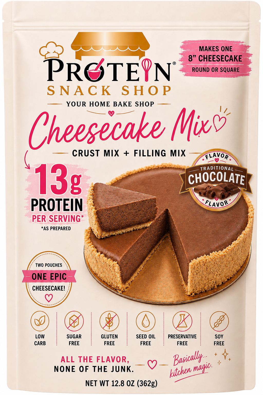 High-Protein, Gluten-Free Cheesecake Mix