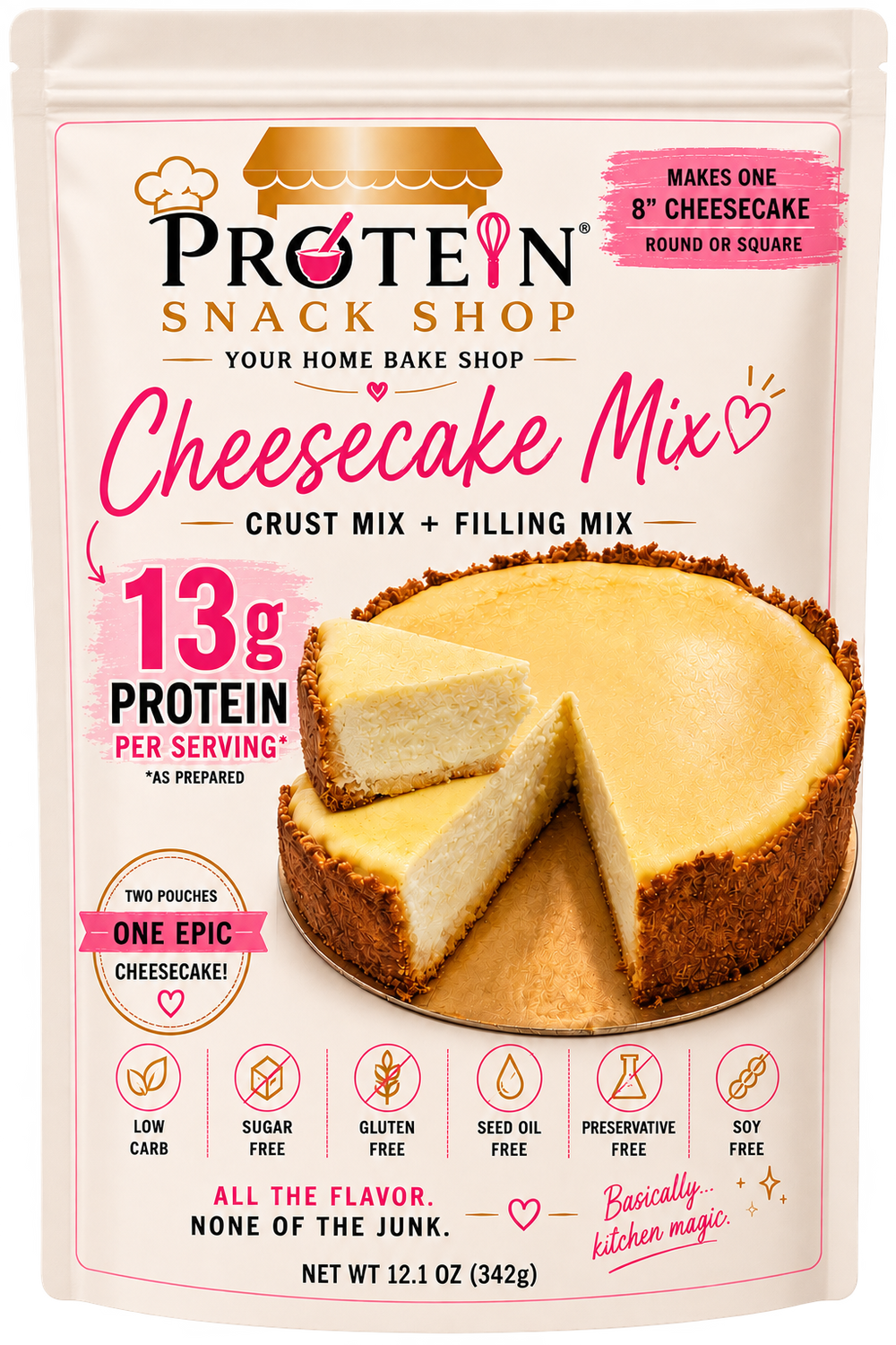 High-Protein, Gluten-Free Cheesecake Mix