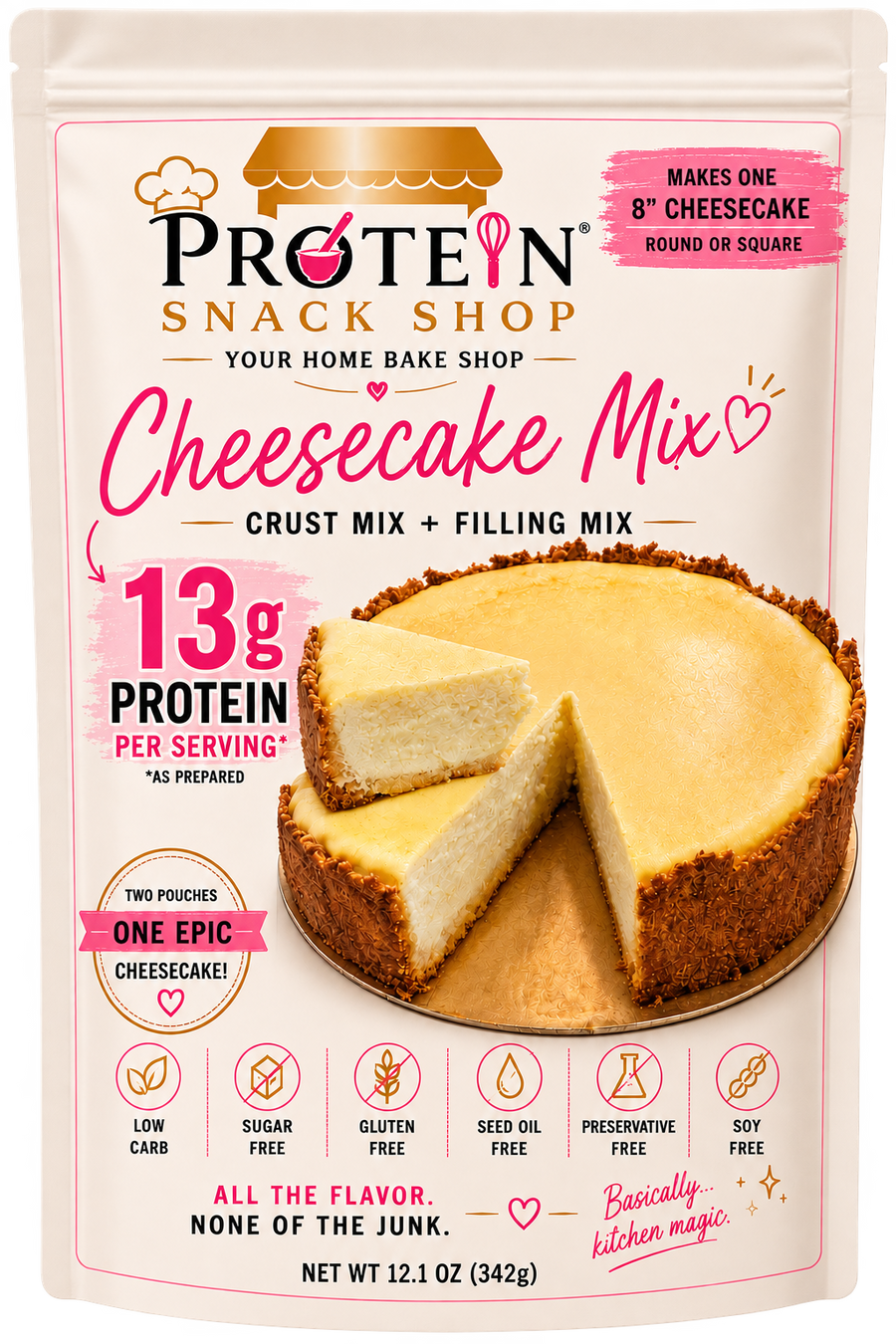 High-Protein, Gluten-Free Cheesecake Mix