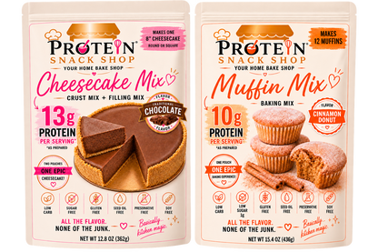 *High Protein, Gluten Free Cheesecake & Muffin Mix Variety Pack