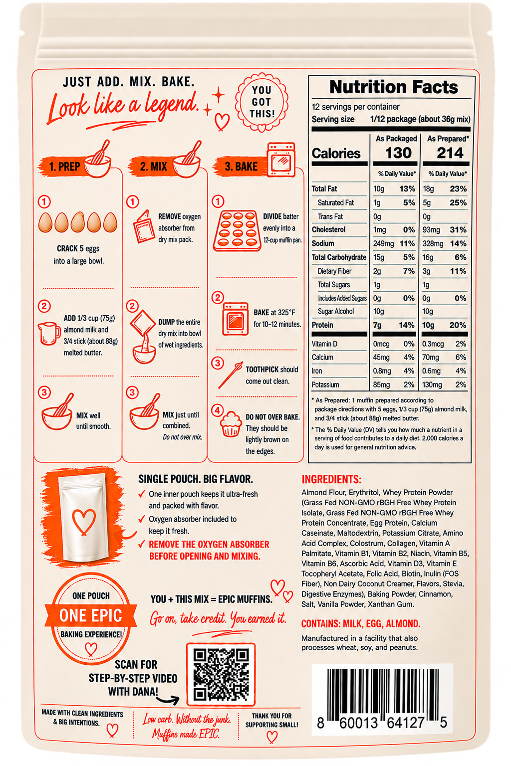 High-Protein, Gluten-Free Muffin Mix