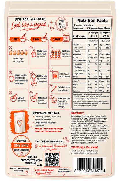 High-Protein, Gluten-Free Muffin Mix
