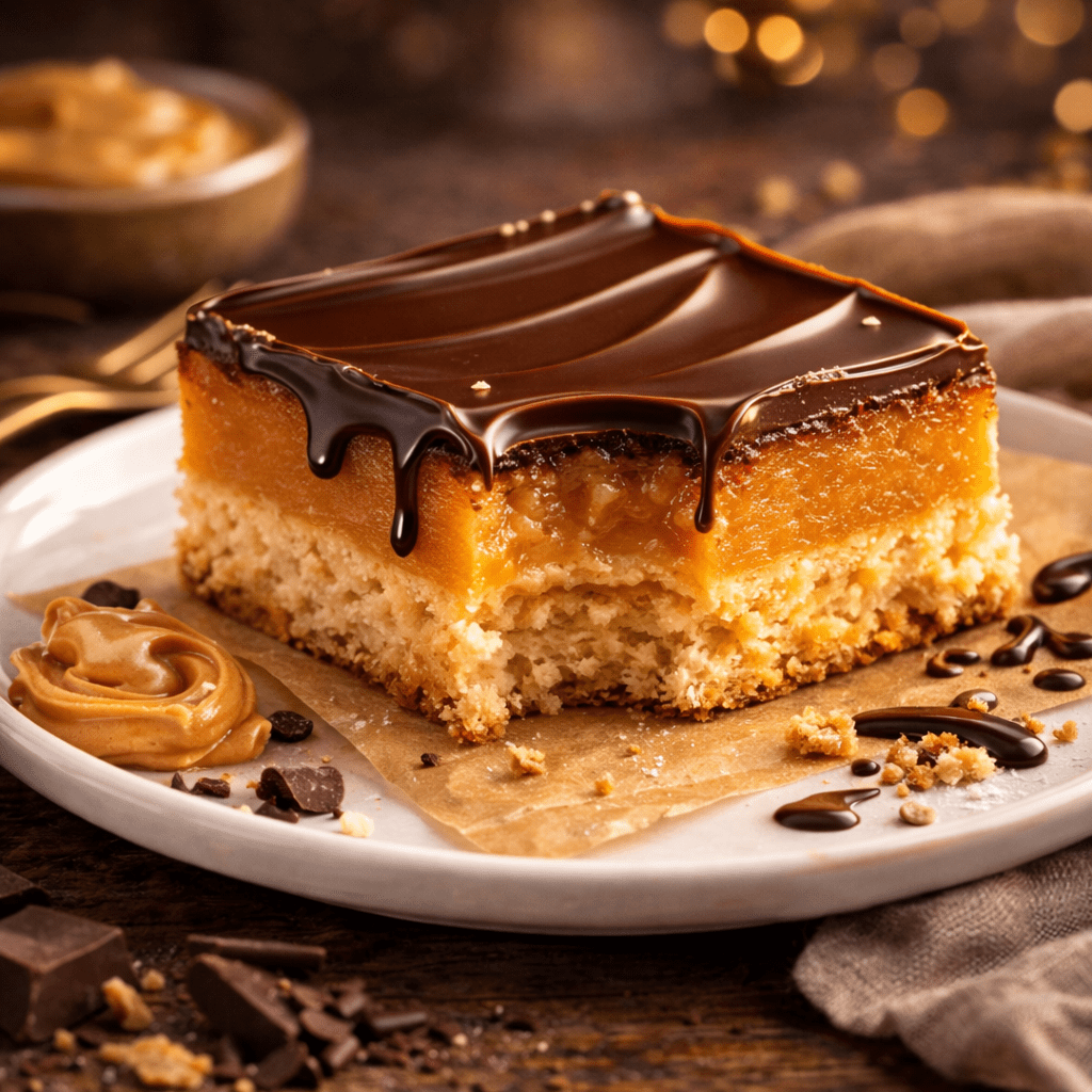 High-Protein, Low-Carb, Gluten-Free Peanut Butter Dessert Bars