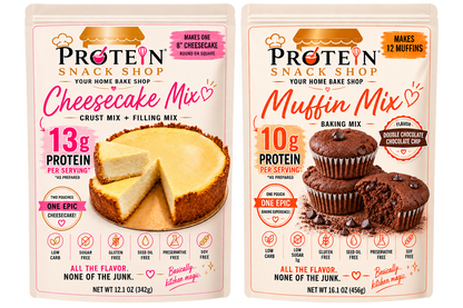 *High Protein, Gluten Free Cheesecake & Muffin Mix Variety Pack